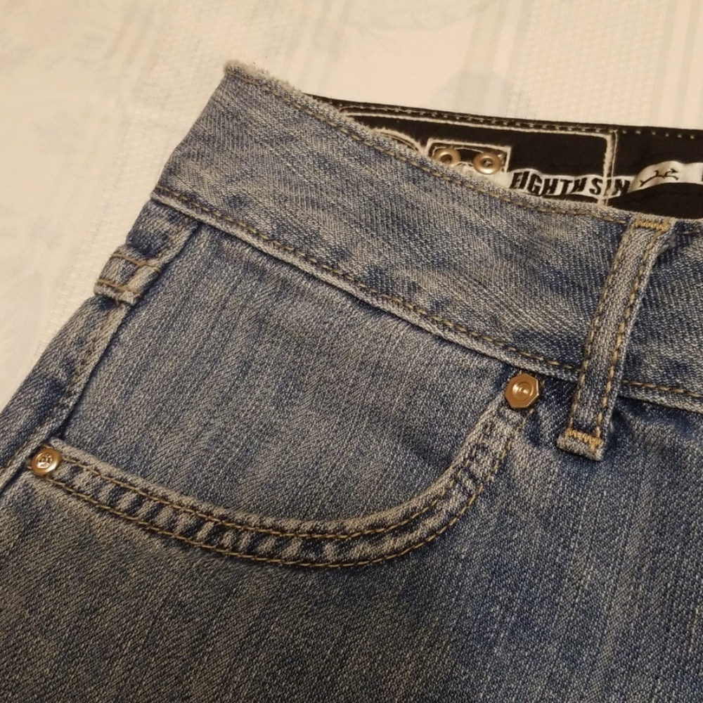 Eight Sin Jean rhinestone cuff ankles J221:5:619 - Picture 3 of 8